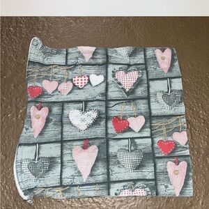 Handmade Heart Pattern Pillow Cover
